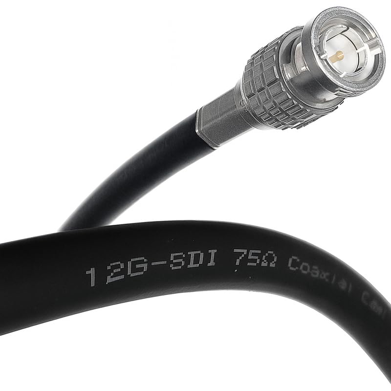 Alto Cable Canare 12G-SDI / 4K UHD 75-Ohm BNC Video Cable | L-5.5CUHD 16 AWG Coax with Gold-Plated BNC Connectors | Professional Broadcast, Studio & 4K Production Use - 25 FT - Image 1